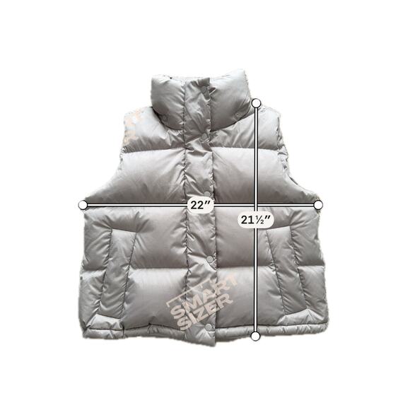 Lululemon Womens Wunder Puff Cropped Vest Size 4 Natural Ivory Outdoor Hiking - Picture 8 of 11